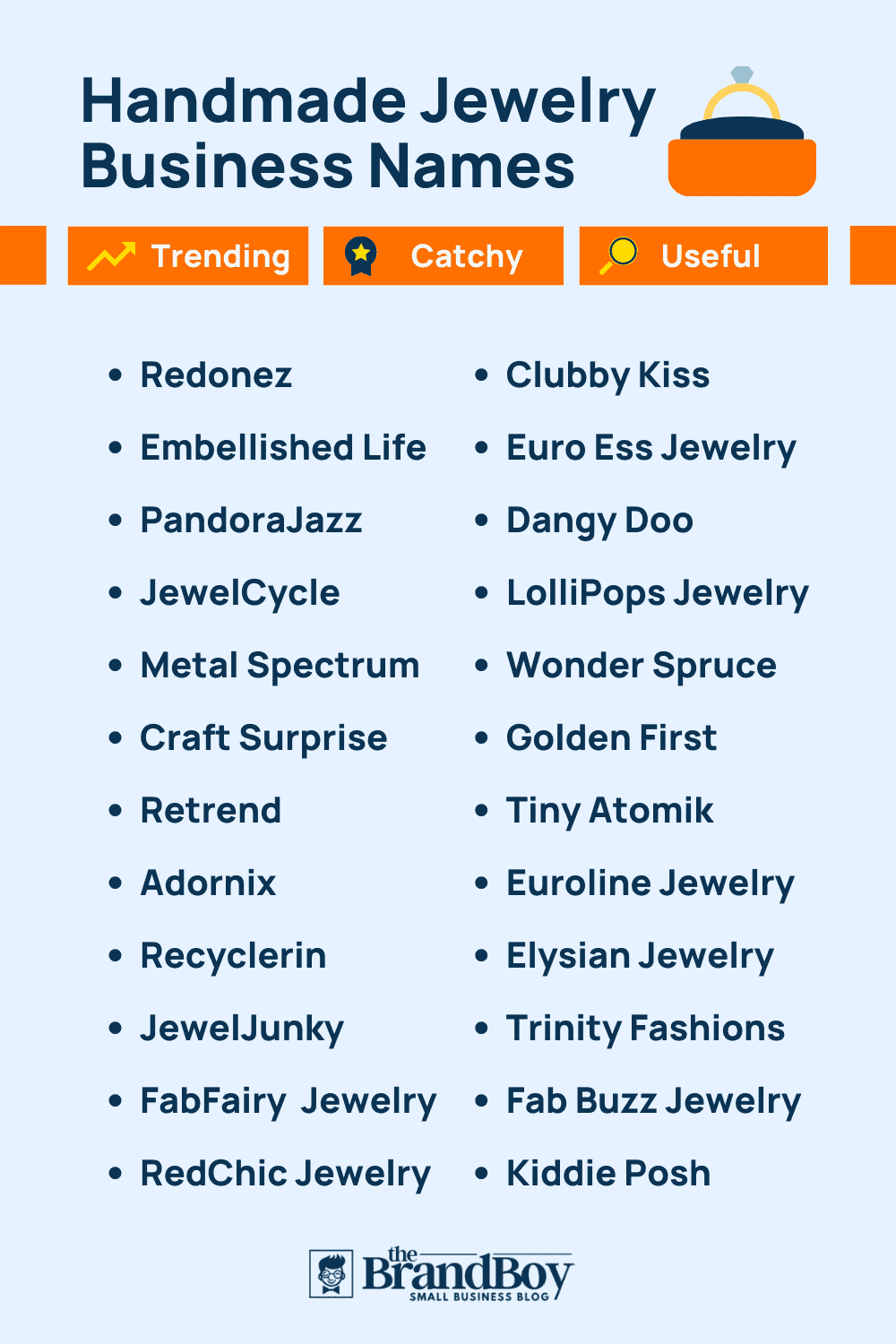 1555 Handmade Jewelry Business Names And Domain Ideas Generator